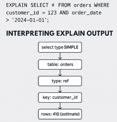 MySQL EXPLAIN 실행 계획 다이어그램